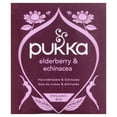 thumbnail image 2 of Pukka Organic Herbal Tea, Elderberry Echinacea, Caffeine-Free, Tea Bags 20 Count Box, 2 of 6