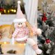 thumbnail image 3 of Hebilla de cortina de muñeca rosa de Navidad, muñeco de nieve rosa, decoración de cortina de Navidad（Snowman-B Otros, 3 of 5