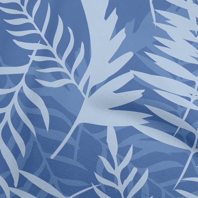 oneOone Polyester Spandex Medium Blue Fabric Ocean Underwater Life Sewing Craft Projects Fabric Prints By Yard 56 Inch Wide