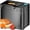 Black Stainless Steel, variant on 20-in-1 White Stainless Steel Bread Maker with Custom Program, 2.2lb Capacity