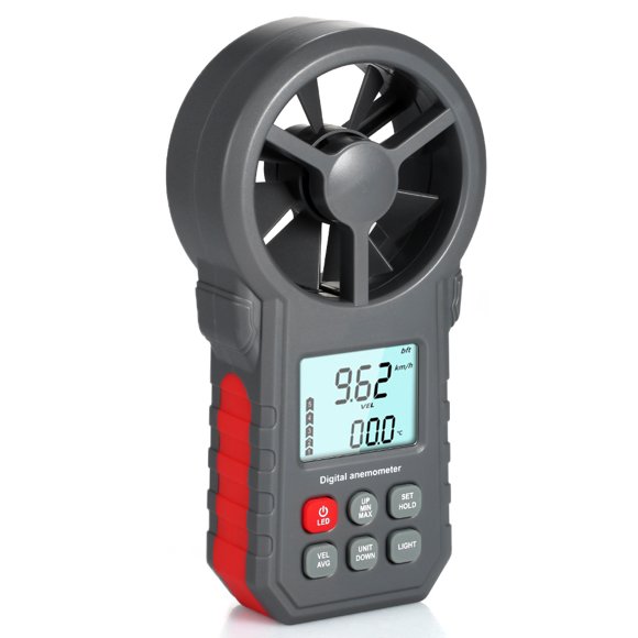 Professional LCD Digital Anemometer Wind Speed Meter Wind Speed/Air Velocity/Air Temperature Test Tool Wind Speed
