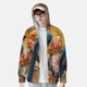thumbnail image 2 of Fotbe Bluebird Blossom Elegance Chaqueta con Protección Solar UPF 50+ para Hombre y Mujer, Camisa con Capucha y Bolsillos-Small, 2 of 7