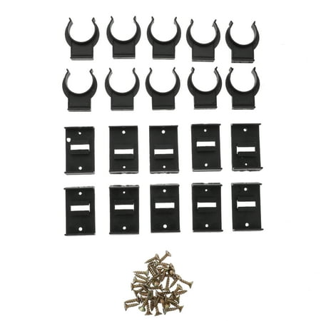 

Quqiuxian 10 Sets Kitchen Kick Board Plinth Clips Cabinets Kick Board Clips with Screws