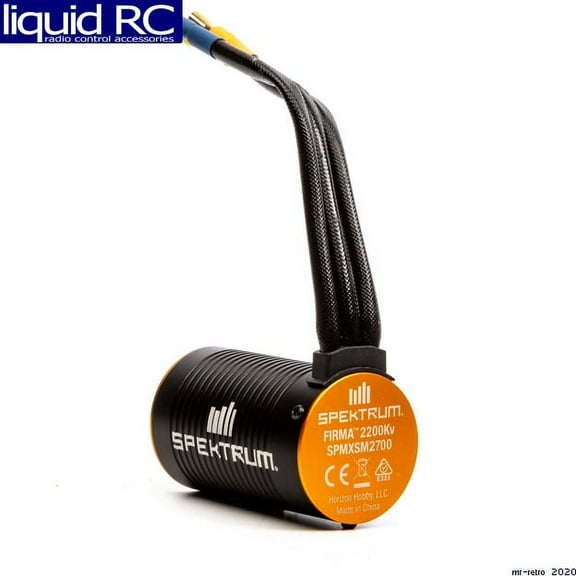 Spektrum Accessories Firma 3660 2200Kv 4-Pole Brushless Motor 5mm SPMXSM2700 Electric Motors & Accessories