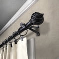 thumbnail image 2 of Berenice 13/16" Bay Window curtain rod 20"-36", 38"-72" - Black,(ABay-93-2), 2 of 4