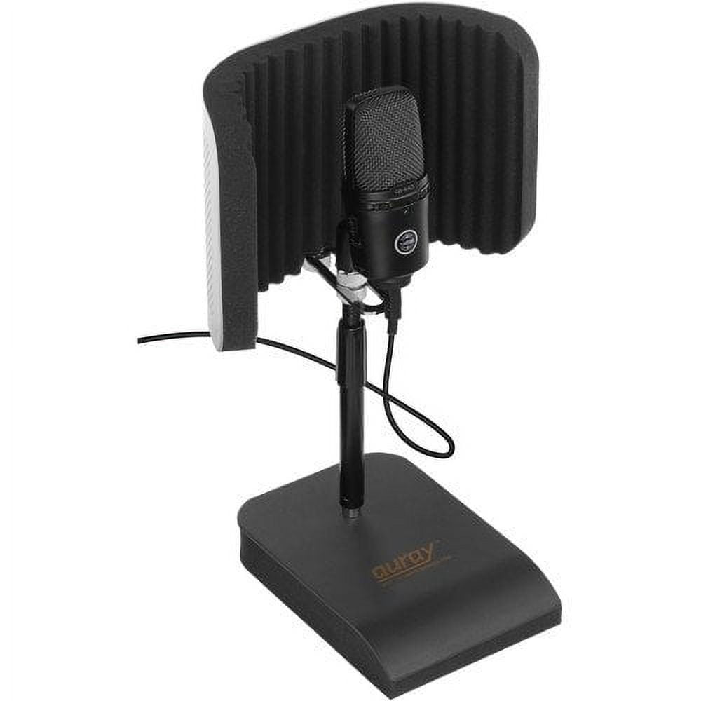 Audio-Technica AT2020 Cardioid Condenser Microphone with RFDT-128 Desktop Reflection Filter and Mic Stand