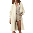 thumbnail image 3 of Women's Open Front Long Cardigan Chunky Knit Jacket Oversized Coatigan Coat, 3 of 6