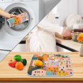 thumbnail image 3 of Yayeee Dish Drying Mat for Kitchen Counter 16" x 18" Microfiber Super Absorbent Coffee Decorative Pad, Orange Cityscape Painting, 3 of 9