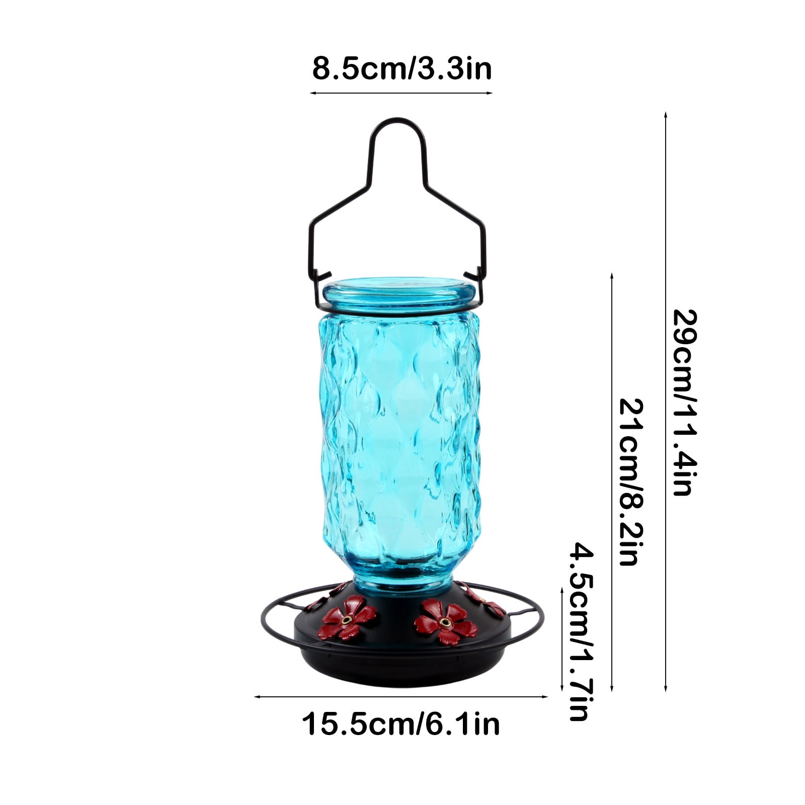Stijggn Hummingbird Feeders for Outdoors Durable Outdoor Hanging, Easy to Clean, Metal Mesh Ventilated, Bird Watching Gift & Garden Decor for Birds Outside Outdoors Hanging