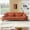 Brick red, variant on 103" With 2 Pillows And Waist Pillows. Spacious Seat. Blend Fabric. Wood Frame. Suitable For Home. Load-bearing 600 Pounds. Easy To Assemble. Brick Red. 3 Seat Bedroom & Living Room. High Cushions.