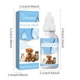 thumbnail image 3 of Gotas de lavado para perros y gatos con coloidal | Limpiador ocular calmante y quitamanchas de lágrimas diario, para ojos irritados, inflamados y secos. Solución de protección ocular de 12 ml., 3 of 9