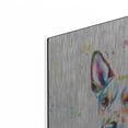 thumbnail image 2 of Luxe Metal Art 'Colorful Watercolor Basenji' by Furbaby Affiliates, Metal Wall Art, 24"x24", 2 of 8