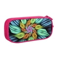 thumbnail image 2 of Vsdgher Hippie Style Print Large Capacity Pencil Case Pouch with Zipper, Portable Aesthetic Big Capacity Pencil Cases Pen Office Travel Stationery Bag, 2 of 8