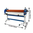 thumbnail image 2 of Machine de Lamination à Froid Électrique/manuelle de 63 Pouces, Grand Format, Rouleau en Caoutchouc Souple, 2 of 14