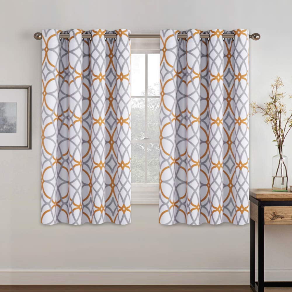 PrimeBeau Blackout Curtains 63 Length - Window Treatment Home Decor