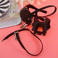 thumbnail image 5 of 8 pcs Cycling Road Mountain Toe Clips Plastic Anti-slip Toe Clip with Fixed Straps for Pedal (Black), 5 of 6