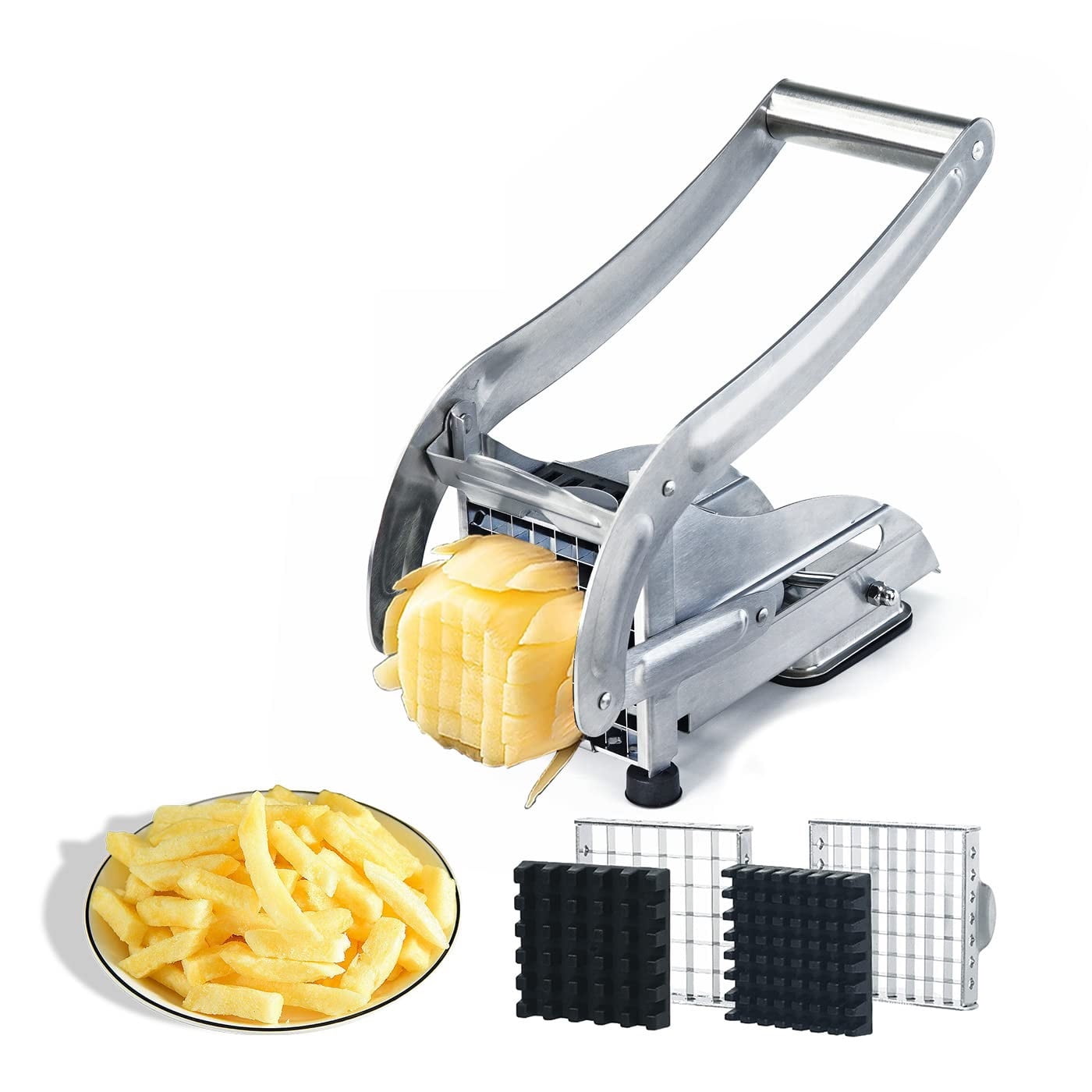 AirFry Mate,Stainless Steel French Fry Cutter, Commercial Grade