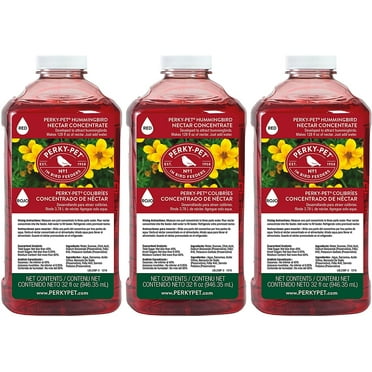 Perky-Pet 238 32 fl oz Red Hummingbird Nectar Concentrate - 3 Pack