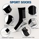 thumbnail image 2 of 2 Pairs Non Slip Sport Soccer Socks Anti Slip Football Grip Socks Unisex Athletic Sports Socks With Rubber, 2 of 5