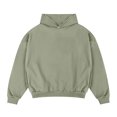 thumbnail image 2 of POROPL Hoodies for Men Big And Tall Long Sleeve Sweatshirts Plain Pullover Tops, 2 of 8