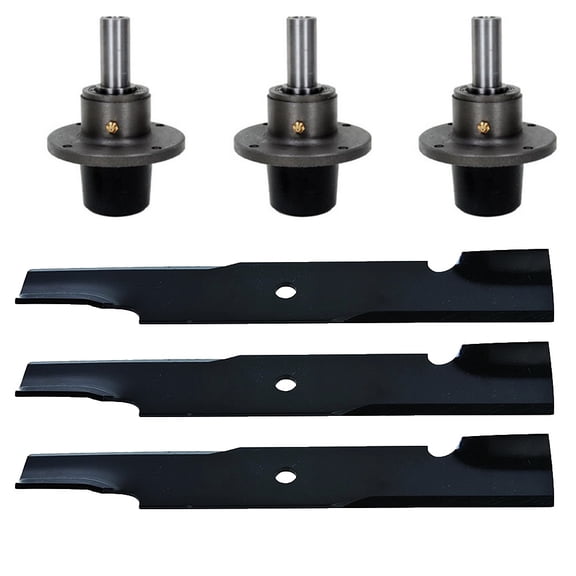 RAParts New Aftermarket Scag 48 Wildcat Freedom Walk Behind Deck Spindle Assembly & Blade Kit 46020 461663