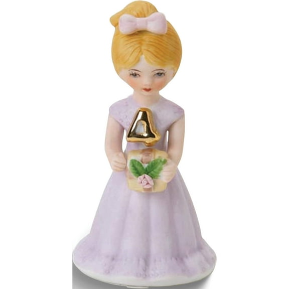 Fashion Blonde Age 4 Porcelain Figurine (2.4 X 2.4) Made In China gl631