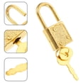 thumbnail image 3 of MasteelfCA 5 Sets Vintage Style Lock Antique Style Padlocks Box Metallic Lock with Keys, 3 of 8