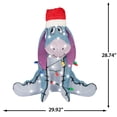thumbnail image 3 of Gemmy 3D Holiday Lighted Tinsel Sculpture Eeyore 28" Disney, Multicolored, 3 of 4
