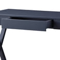 thumbnail image 6 of Console Table, Wooden Sofa Table with 1 Drawer, X-Base Entryway Table for Hallway Living Room Foyer, Charcoal, 6 of 7