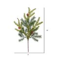 thumbnail image 4 of Vickerman E151604 Vickerman 18" Hemlock-ange Pin Artificiel de Noël Spray Unlit, 4 of 4