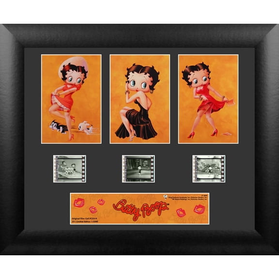 Betty Boop (Glamour) Limited Edition 3 Cell Standard FilmCells Wall Art Presentation USFC5319