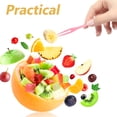 thumbnail image 6 of Raindrops Mini Forks for Desserts Smooth Edges Girls Outdoor Activities 500Pcs 3.34X0.39X0.08in, 6 of 6