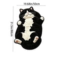 thumbnail image 6 of Novryn Cute Cat Shaped Area Rug 20 x 31 Inch Washable Floor Mat, 20 x 31 Inch, Non Slip Floor Mat for Home Entry Bathroom, 6 of 6