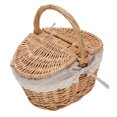 thumbnail image 1 of Panier, Panier de Pique-Nique en Osier à Double Couvercles pour Extérieur, 1 of 7