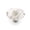 Grey, variant on Schaub And Company 31-COO Ice 1-1/2" Modern Designer Glass Round Cabinet Knob - Orange