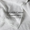 thumbnail image 3 of Superior Hymnia Egyptian Cotton 6-Piece Towel Set, White, 3 of 8