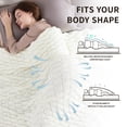 thumbnail image 3 of Manta pesada Wellfeel, 122 x 183 cm, 5,5 kg, punto marfil, 3 of 7