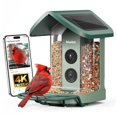 thumbnail image 1 of Comedero para aves Kiwibit con cámara solar 4K e identificación por IA, 1 of 9
