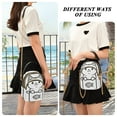 thumbnail image 6 of FORMRS Crossbody Bag for Women Quilted Travel Shoulder Cell Phone Purse with Chain Strap Handbag, Cute Chubby Cat, 6 of 7