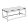 thumbnail image 2 of Westin Outdoor 35" Inch Adirondack Coffee Table for Patio Backyard UV Weather Resistant HDPE Plastic, Red, 2 of 4