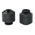 thumbnail image 2 of 2PCS G1/4 Thread Flexible Tube Connector Brass Two Touch Fitting for PC Water Cooling with Hiding Silicone Ring, Perfect Compatibility, 2 of 7