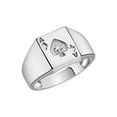thumbnail image 4 of RYLOS Gambling Rings 14K White Gold Lucky Ace of Spades Poker Ring W/ Diamonds,  Size 8, 4 of 7