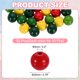 thumbnail image 2 of Uxcell 50 Pcs 5 Colores Perlas de Madera, Perlas de Madera Natural Redondas para Manualidades DIY, Macramé y Joyería, (20mm Diámetro, 5mm Agujero), 2 of 7