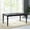 Blue, variant on Solid Wood Dining Table Set for 4, Turned-Leg Kitchen Table with Chairs, Gray MDF Dining Set for Small Spaces