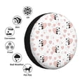 thumbnail image 4 of Sikiie Heart Panda PVC Leather Spare Tire Wheel Cover Spare Tire Cover, for Car Truck SUV Camper Trailer Universal Fit(14-17in)-14 inch, 4 of 6