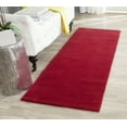 thumbnail image 3 of SAFAVIEH Himalaya Rachelle Solid Wool Runner Rug, Red, 2'3" x 6', 3 of 9
