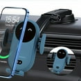 thumbnail image 3 of Wireless Car Charger Phone Holder for Air Vent, Smart Sensor Automatic Clamping, Compatible with iPhone 17/16/15/14/13/XS/XR, Samsung S22/S21/S20/Note 20, Etc(Blue), 3 of 7