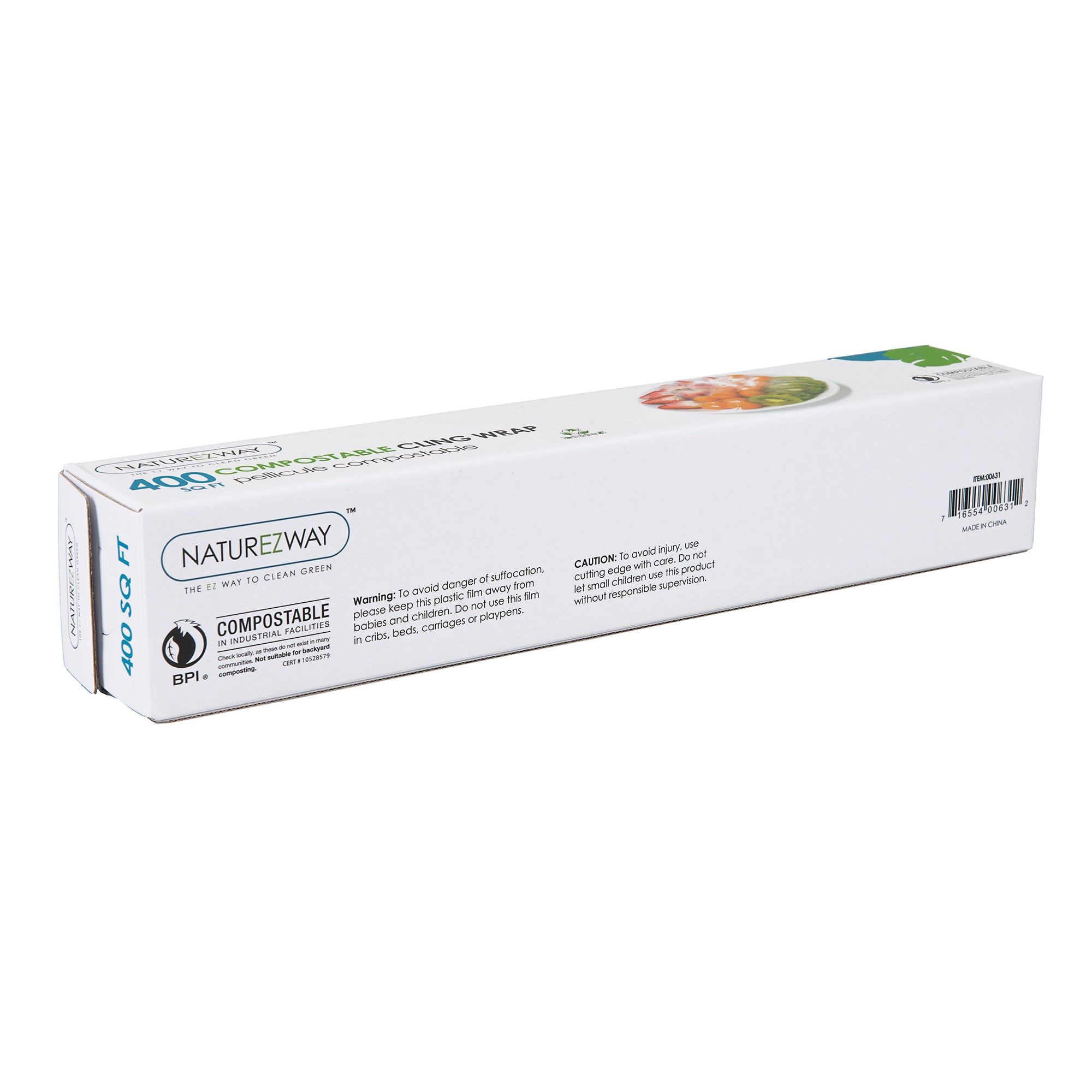 Naturezway Compostable Cling Wrap 400 Square ft