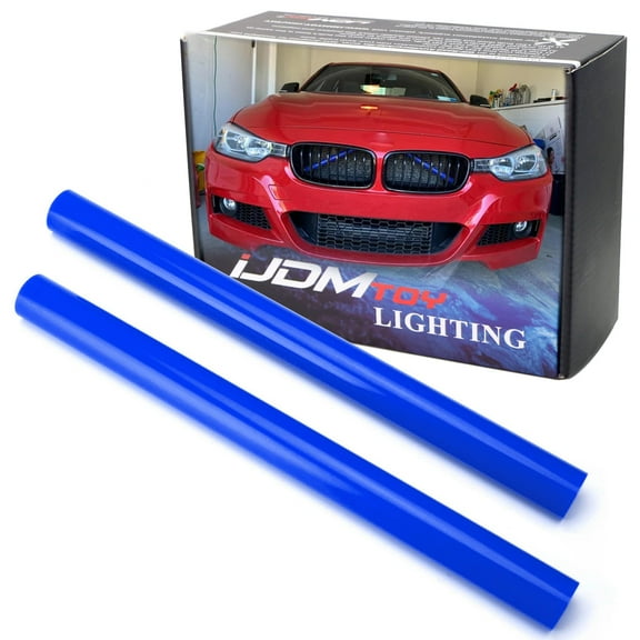 Dual Sport Blue Behind Kidney Grille V-Bar Decoration Cover Trims, For BMW Gxx 5 6 Series X3 X4 X5 X6 X7