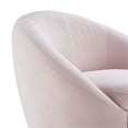 thumbnail image 6 of Modway Buttercup Modern Performance Velvet Swivel Chair in Gold/Pink, 6 of 7